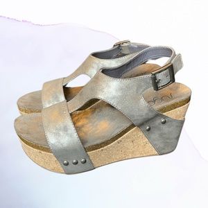 6.5/7 sugar metallic wedges